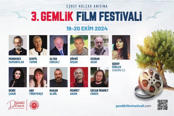 3. GEMLİK FİLM FESTİVALİ BAŞLIYOR
