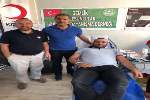 70 ünite kan bağışladılar