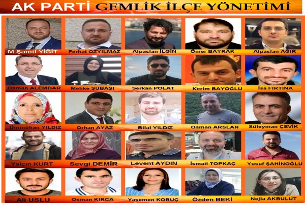 AKP’nin yeni ilçe yönetimi açıklandı