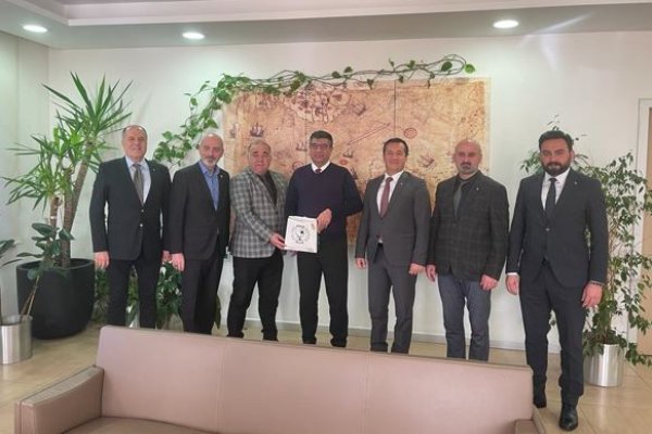BAŞKAN ÇAKIR’DAN TOKİ DAİRE BAŞKANI KUŞÇU’YA ZİYARET