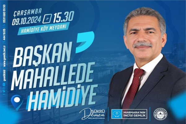 Başkan Mahallede buluşmalarımız hız kesmeden devam ediyor.