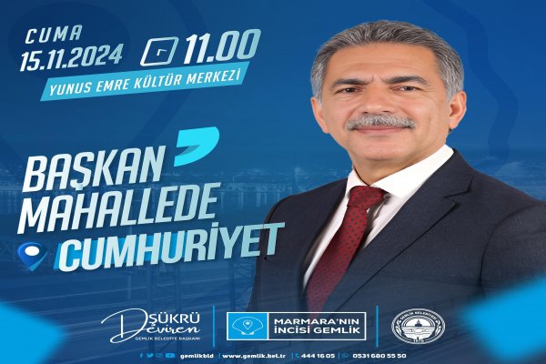 Başkan Mahallede buluşmalarımız hız kesmeden devam ediyor.