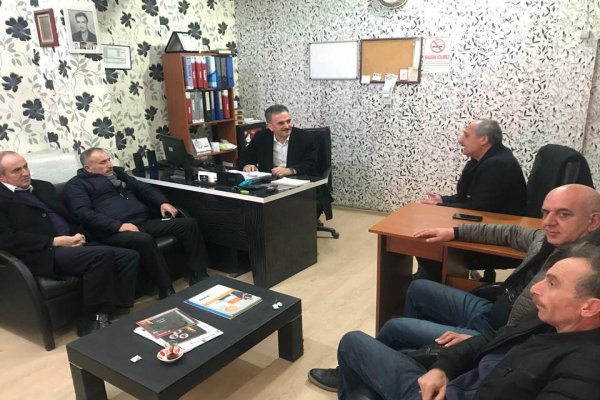 Başkandan esnaf ziyareti