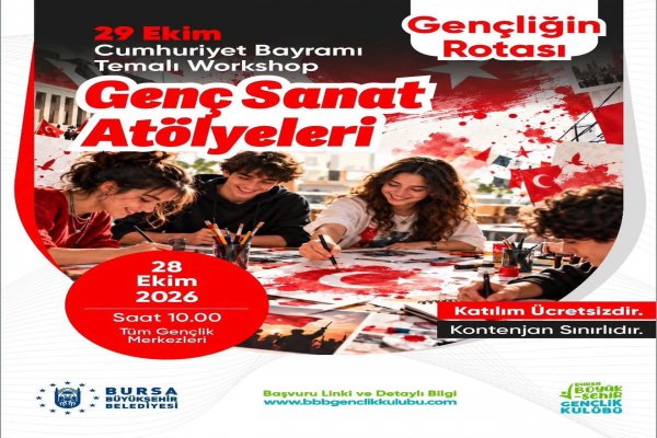 BBB Gemlik Gençlik Merkezi’nden 29 Ekim Cumhuriyet Bayramı’na Özel Workshop Etkinliği