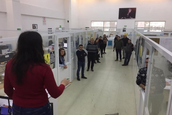Belediye çalışanları kontrolden geçti