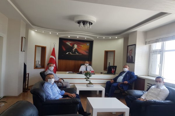 BORSADAN KAYMAKAM HASAN GÖÇ’E HAYIRLI OLSUN ZİYARETİ