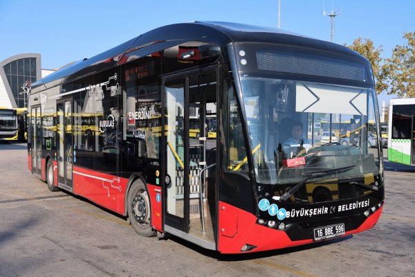 BURSA BÜYÜKŞEHİR OTOBÜSLERİ ELEKTRİKLİYE DÖNÜŞÜYOR.