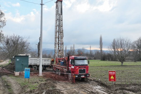 Bursa Büyükşehir, yeni içme su kuyuları için harekete geçti
