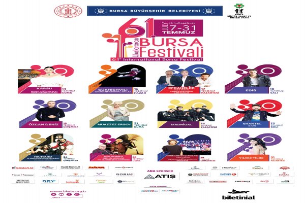 Bursa’da Festival mevsimi başlıyor