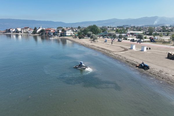Bursa plajları yeni sezona hazırlanıyor