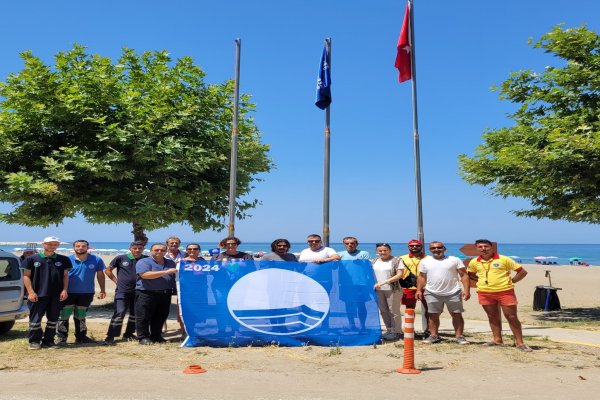 Bursa sahillerinde ‘Mavi Bayrak’ dalgalanıyor