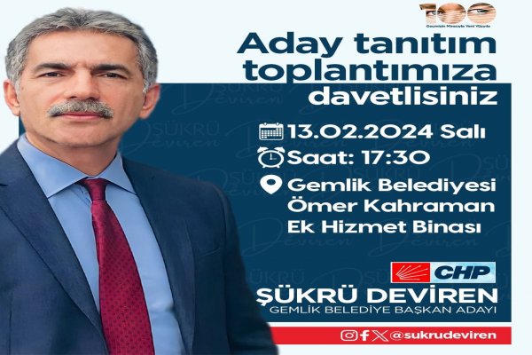 CHP BUGÜN ADAYLARINI TANITACAK