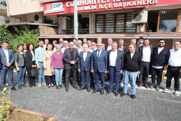 CHP Bursa Belediye Başkan adayından Gemlik'e ziyaret