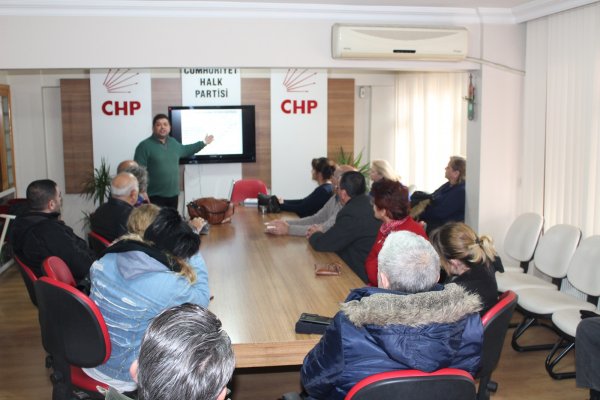 CHP’DE EĞİTİMLER SON SÜRAT DEVAM EDİYOR