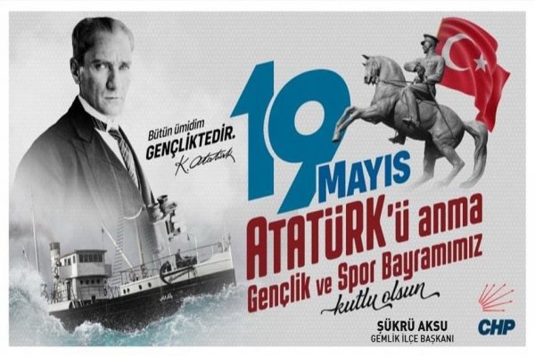 CHP DEN 19 MAYIS KUTLAMASI