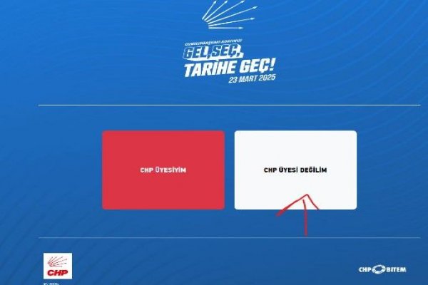 CHP den açıklama
