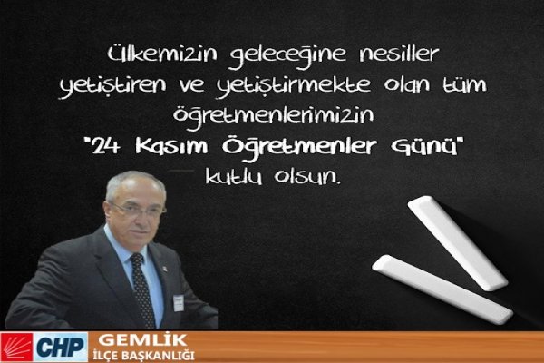 CHP DEN ÖGRETMENLER GÜNÜ KUTLAMASI