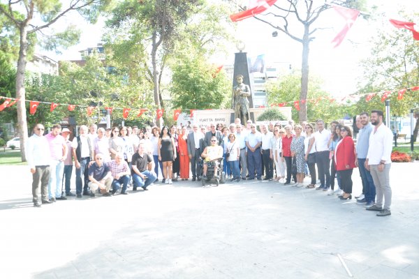 CUMHURİYET HALK PARTİSİNİN KURULUŞUNUN 100. YILI İLÇEMİZDE KUTLANDI…
