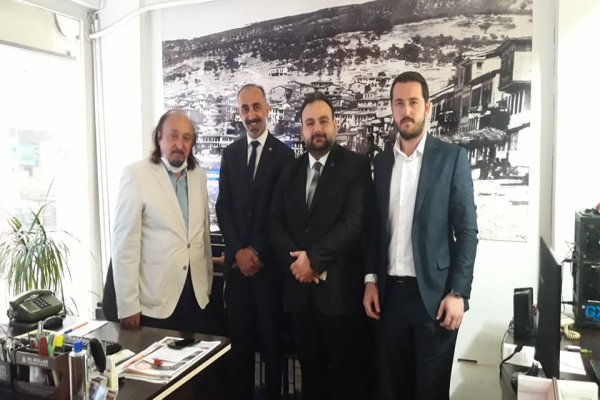DEVA PARTİSİ YÖNETİCİLERİ GAZETEMİZİ ZİYARET ETTİ