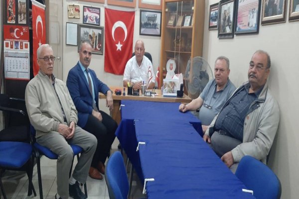 Duran  Gemlik Gaziler Derneği Başkanı Kadir Tan’ı ziyaret etti