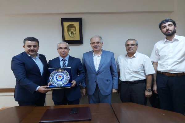 Eğitim -Bir Sen'den Kaymakama Hoş geldin Ziyareti