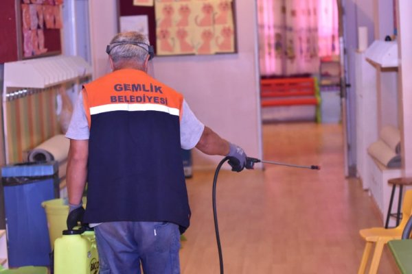 Eğitimden önce dezenfeksiyon
