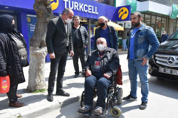 Engelsiz Taksinin ilk seferi Başkan Sertaslan’dan