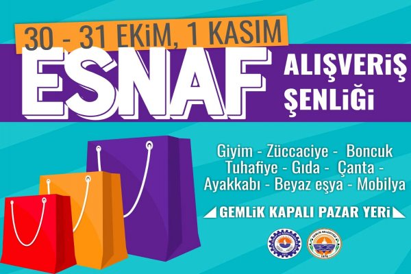 Esnaf Alışveriş Şenliği 30 Ekim’de başlıyor
