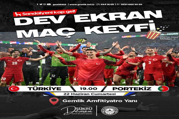 Euro 2024 Coşkusu Gemlik’te!