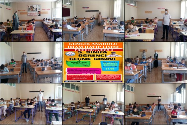 GAİHL ORTAOKUL 5.SINIF SEÇME SINAVI  YAPILDI
