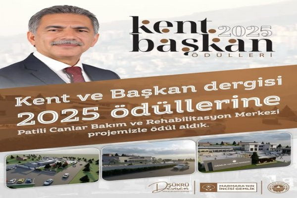 GEMLİK BELEDİYESİNE ÖDÜL