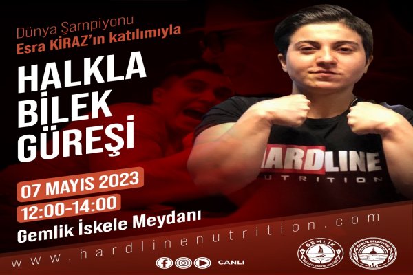GEMLİK BELEDİYESPOR KULÜBÜ BİLEK GÜREŞİ KARŞILAŞMASI DÜZENLEDİ