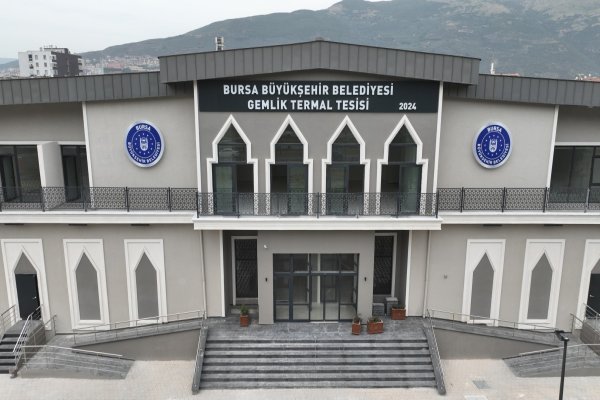 GEMLİK KAPLICASI AÇILIŞINDA SONA GELİNİYOR.