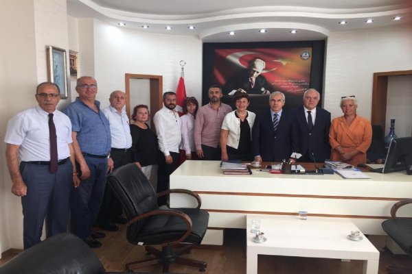 Gemlik Kent Konseyi'nden Kaymakam Dönmez'e ziyaret