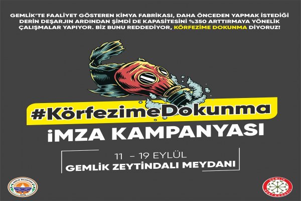 GEMLİK KENT KONSEYİNDEN İMZA KAMPANYASINA ÇAĞRI