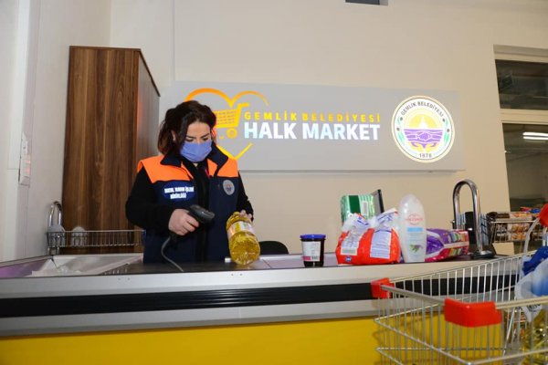 Gemlik’te 350 aileye sosyal destek