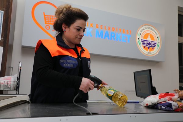 “Gemlik’teki bu markette para geçmiyor”