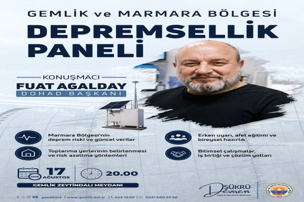 Gemlik ve Marmara Bölgesi Depremsellik Paneli
