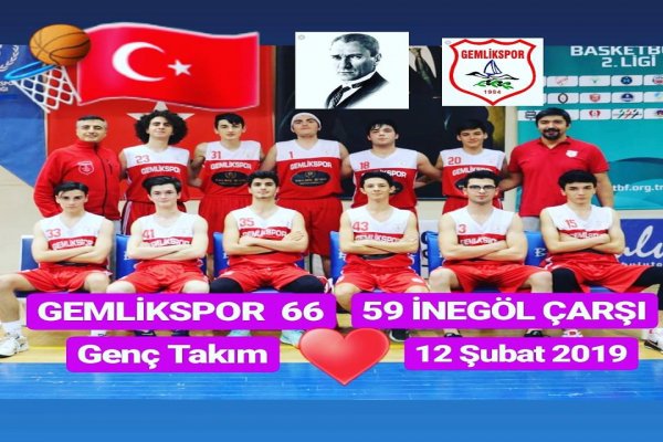 GEMLİKSPOR: 66 İNEGÖL ÇARŞI: 59