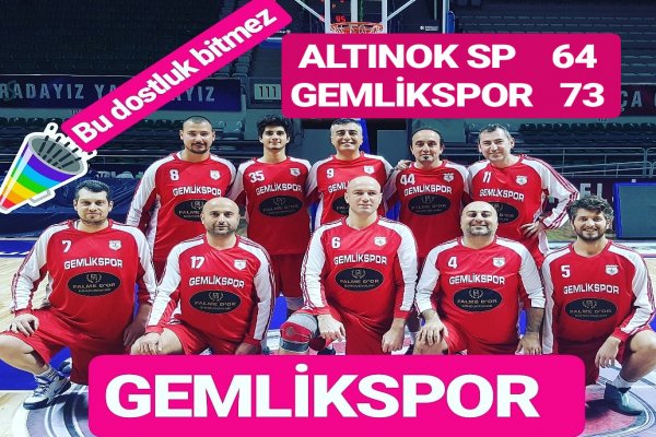GEMLİKSPOR BASKETBOL A TAKIMI DEPLASMANDAN GALİBİYETLE DÖNDÜ