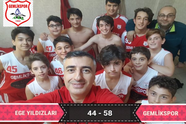 GEMLİKSPOR BASKETBOL KÜÇÜK TAKIMI DEPLASMANDA GALİP