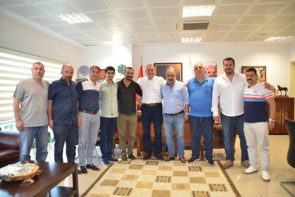 Gemlikspor’dan Başkan Sertaslan’a ziyaret