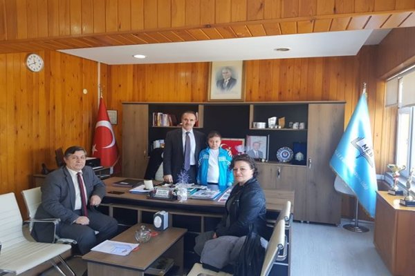 Genç çizerden Duran’a ziyaret