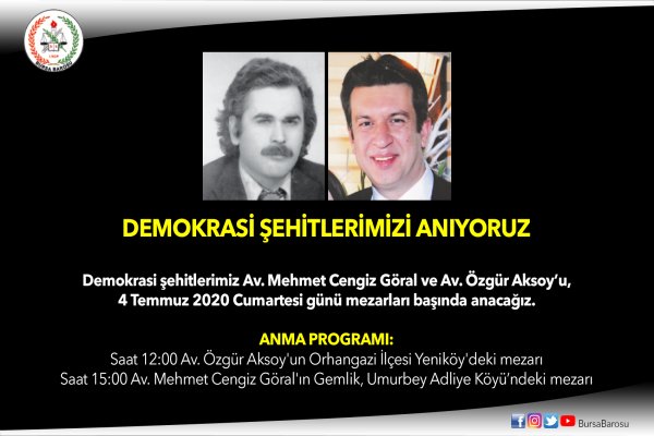 GÖRAL VE AKSOY ANILIYOR