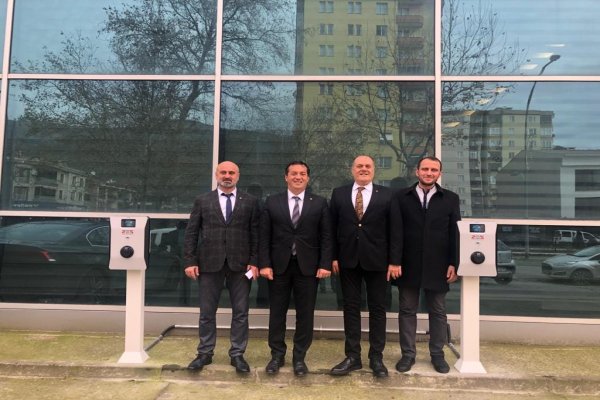 GTSO'da Araç Şarj İstasyonu Hizmete Girdi
