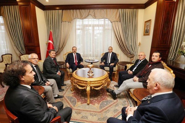 GTSO yönetiminden Vali Yakup Canbolat’a hoşgeldin ziyareti