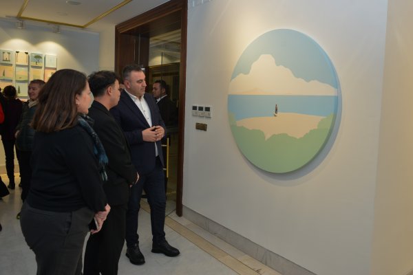 ‘GÜNLER’ SERGİSİ SANATSEVERLERLE BULUŞTU