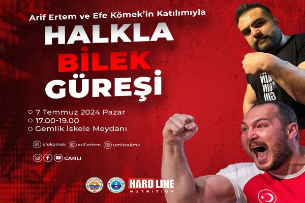 Halkla Bilek Güreşi Organizasyonu