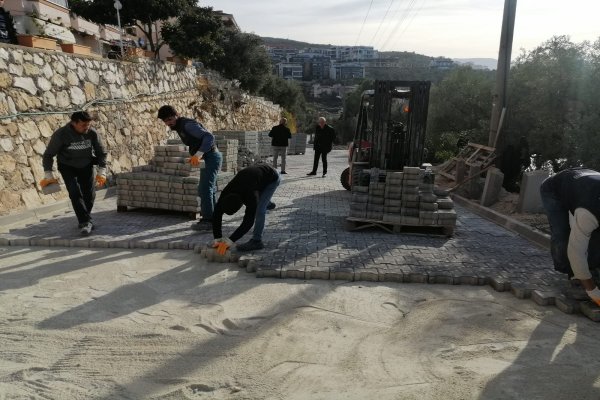 Hasanağa yolundaki problemi Gemlik Belediyesi çözüyor