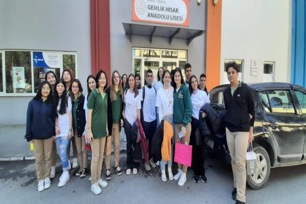 Hisar Anadolu Lisesine Yunanistan’dan Misafirler Geldi